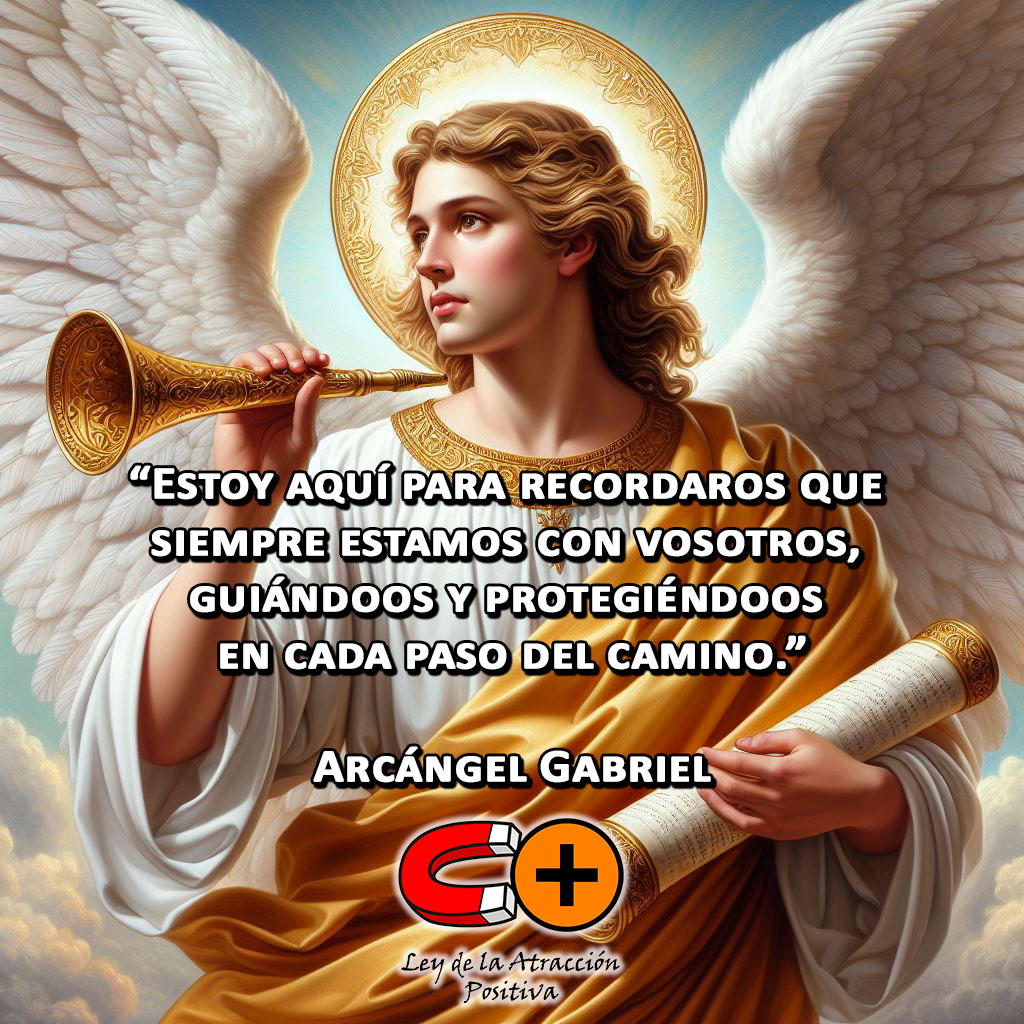 Mensaje del Arcángel Gabriel: "Queridos hijos de la luz, os hablo desde el amor más puro y la luz más brillante. Estoy aquí para recordaros que siempre estamos con vosotros, guiándoos y protegiéndoos en cada paso del camino."