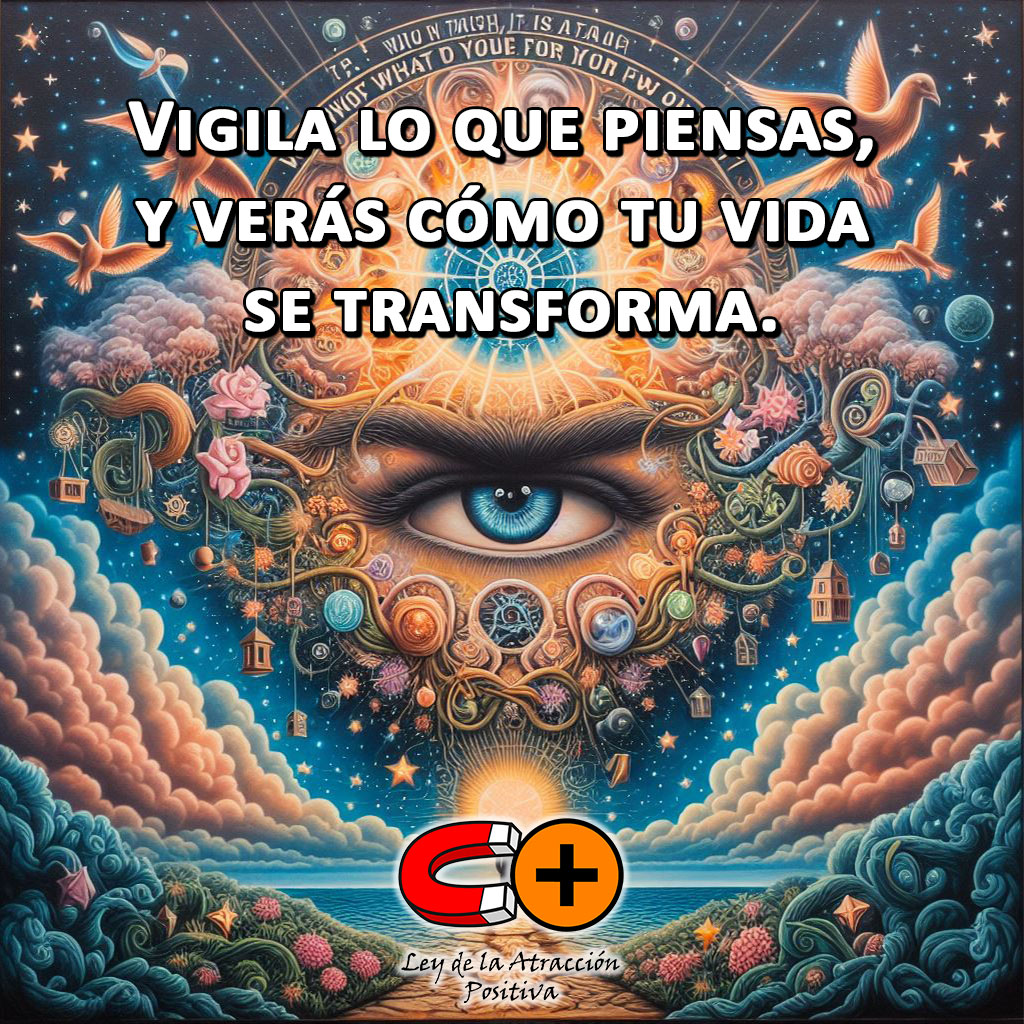 Vigilar tus Pensamientos con la Ley de la Atracción: Vigila lo que piensas, y verás cómo tu vida se transforma.