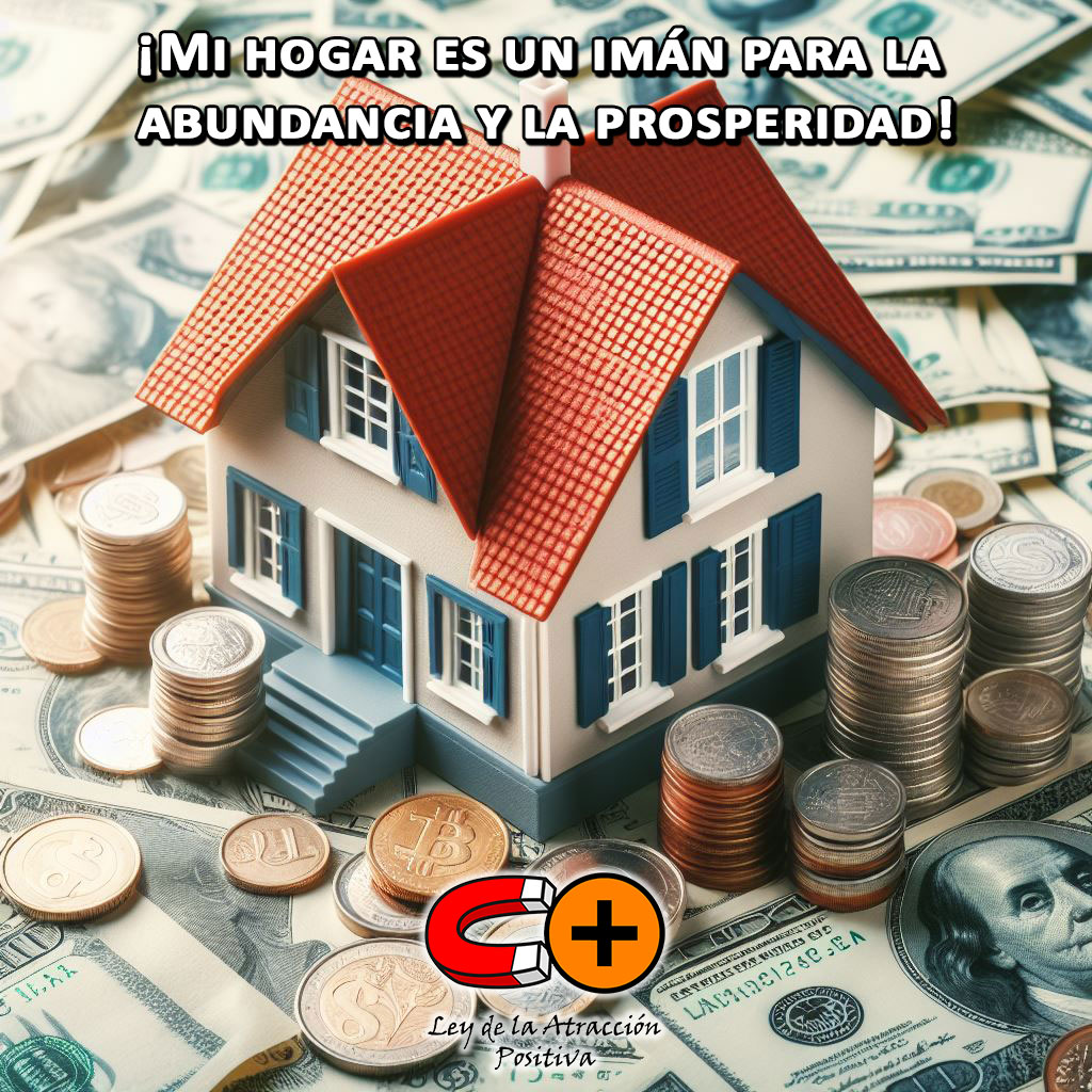 Atraer Dinero y Abundancia a tu Hogar: Mi hogar es un imán para la abundancia y la prosperidad.