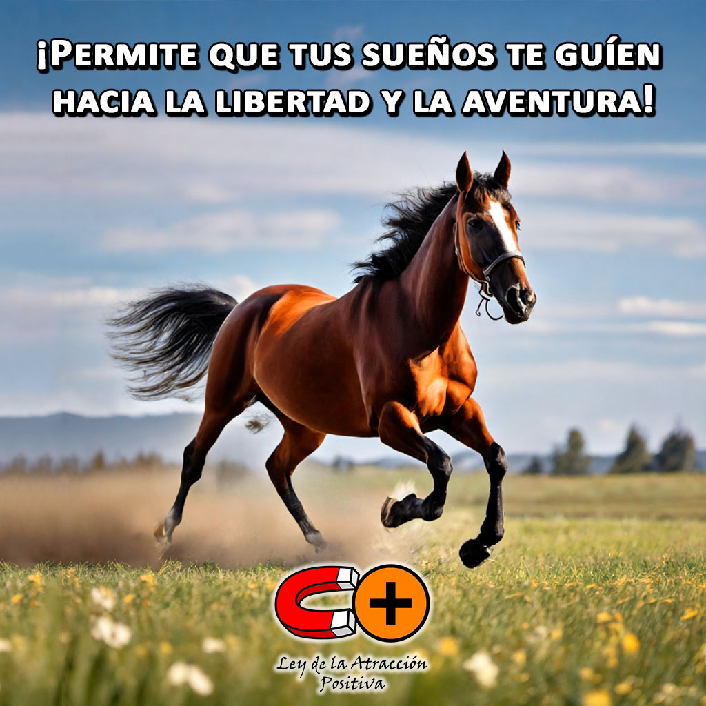 Significado de Soñar con Caballos: Permite que tus sueños te guíen hacia la libertad y la aventura.