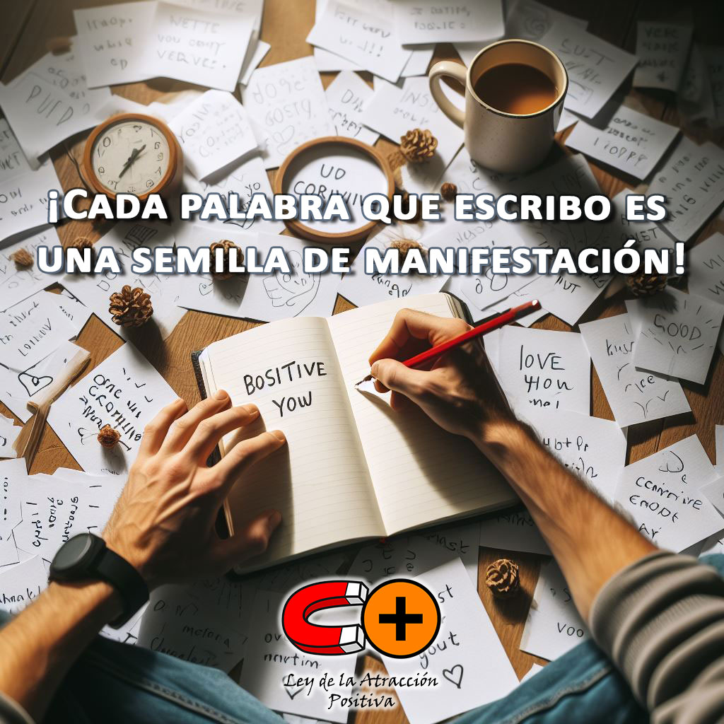 Técnica del Scripting: "Cada palabra que escribo es una semilla de manifestación, cultivando un futuro lleno de éxito, alegría y abundancia."