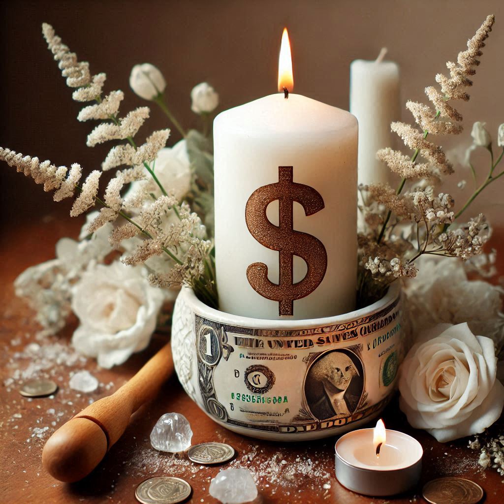 ritual vela blanca dinero