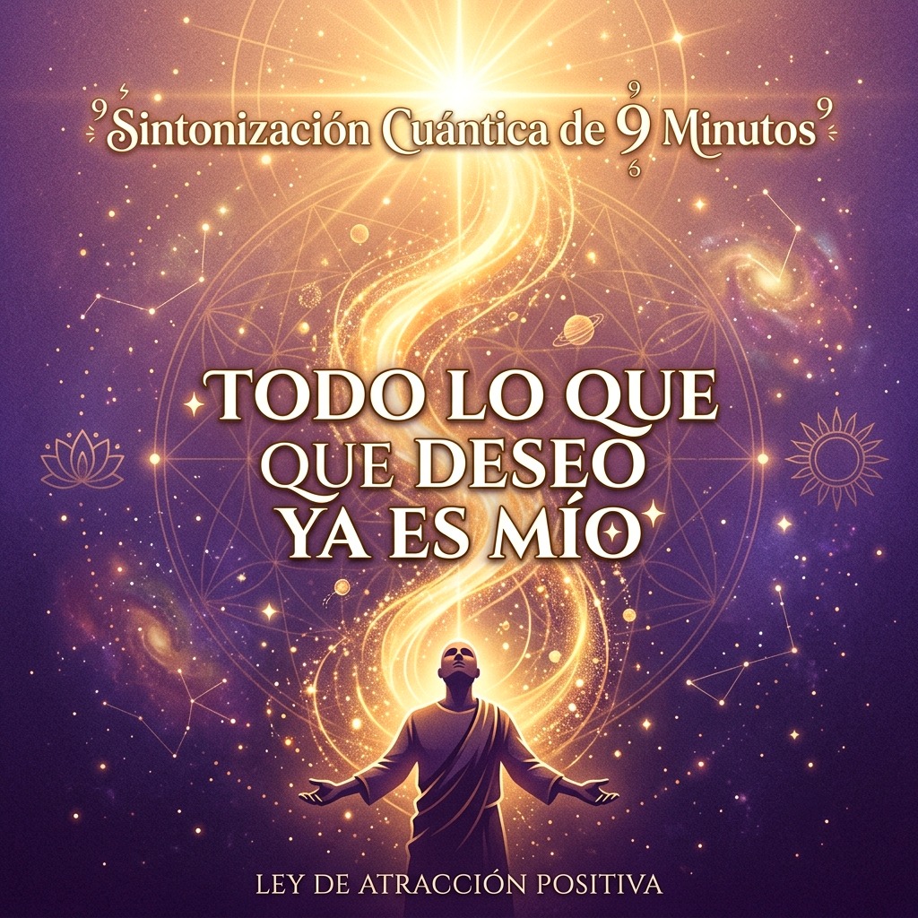 sintonizacion cuantica de 9 minutos ley de atraccion positiva