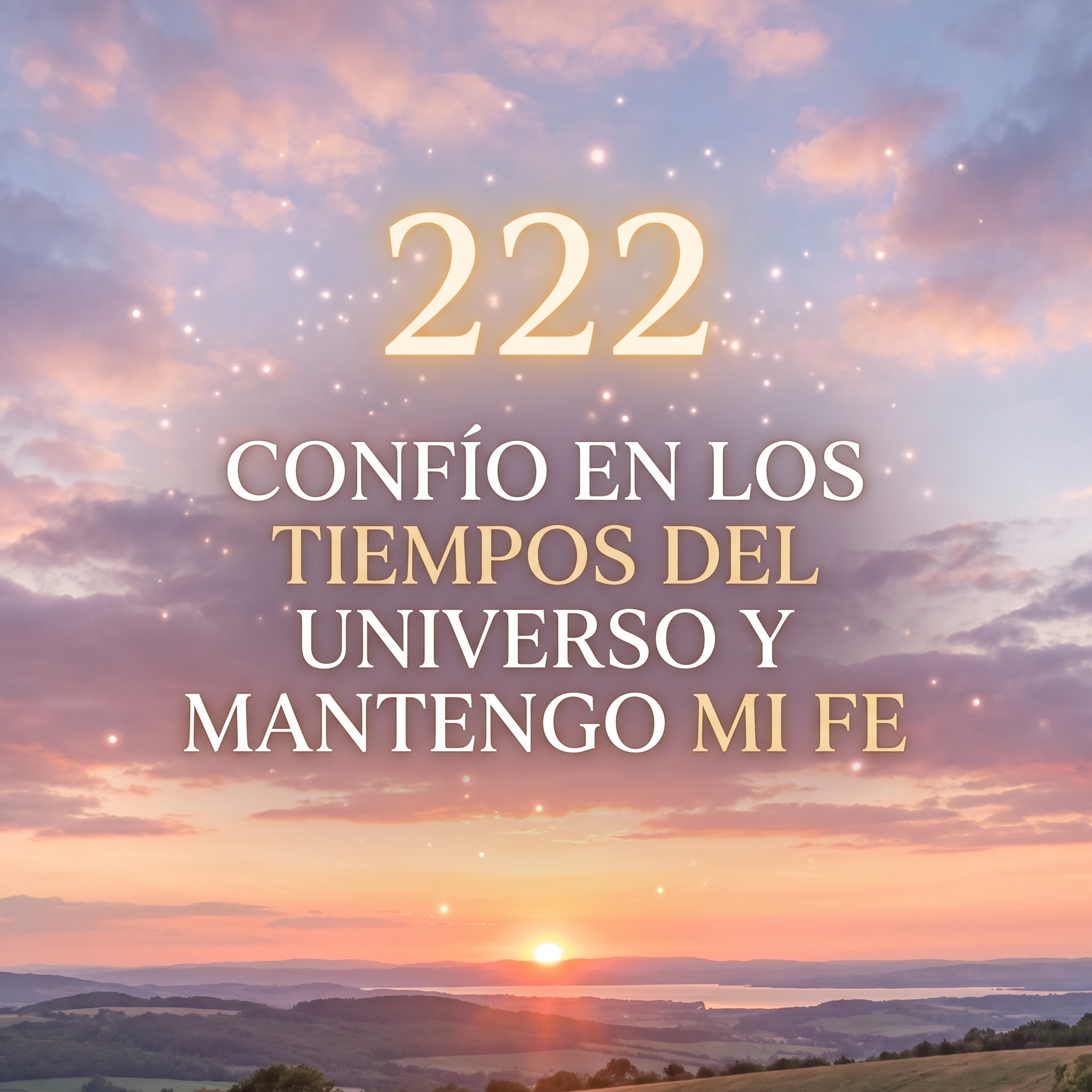 significado del 222 mensaje angelical fe y equilibrio